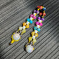 Handmade Chetki Skilltoy | Slavic Flip Rosary | Pocket Worry Beads for Hand Dexterity "Color madness"