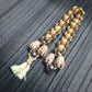 Handmade Wooden Chetki Skilltoy | Slavic Flip Rosary | Pocket Worry Beads for Handy "Golden Thunder Meditation"