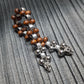 Handmade Wooden Chetki "Dragon Hunter"| Slavic Flip Rosary | Pocket Worry Beads for Hand