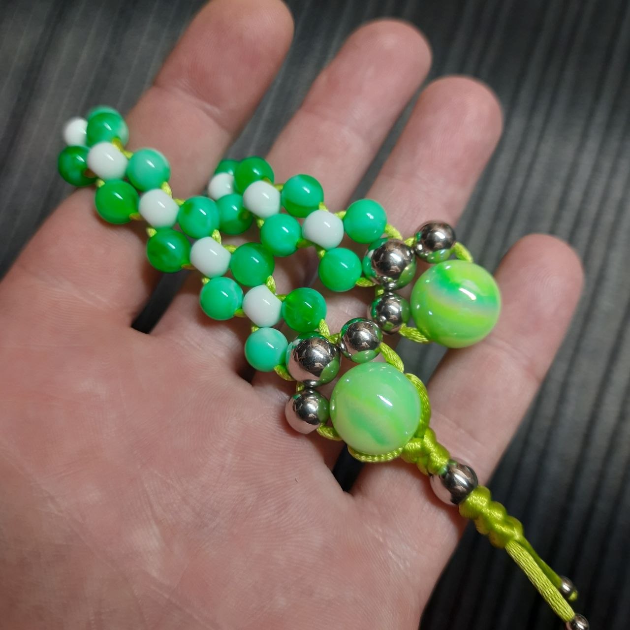 Handmade Chetki Skilltoy | Slavic Flip Rosary | Pocket Worry Beads for Hand Dexterity "Bright wind"