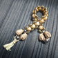 Handmade Wooden Chetki Skilltoy | Slavic Flip Rosary | Pocket Worry Beads for Handy "Golden Thunder Meditation"