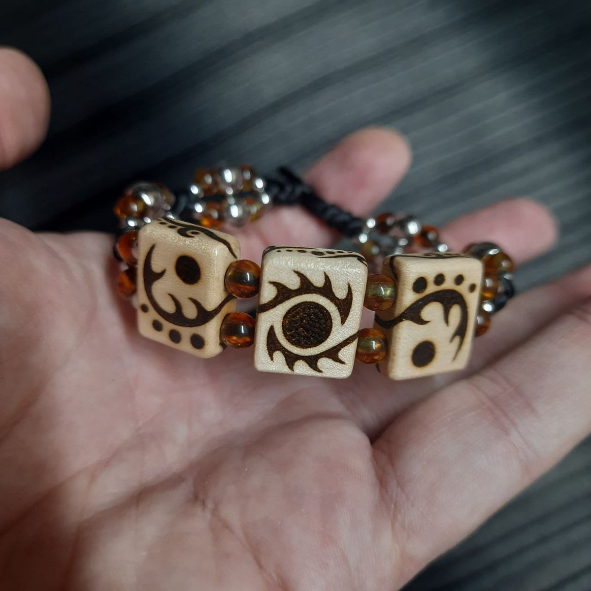 Bracelet amulet talisman "Guardian Satellites"