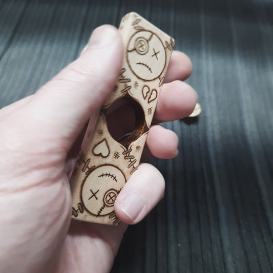 Worry plank wooden "Voodoo doll" handmade