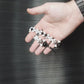 Handmade Chetki Skilltoy | Slavic Flip Rosary | Pocket Worry Beads for Hand Dexterity "28 Dalmatians"