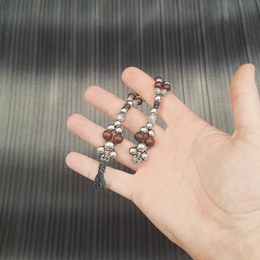 Chetki handmade "Charon's partner" v10 rosary,  anti-stress meditation and finger training (SCU: 240710)