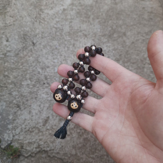 Chetki "Dark Keeper of Secrets" flip rosary, anti-stress meditation and finger training (SCU: 241015)