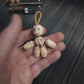 Pocket buddy Wooden keychain magnetic "Voodoo doll: Yes/no" antistress, fidget, pocket friend (SCU: 240132)