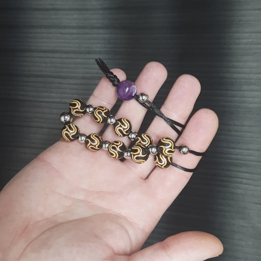 Komboloi wooden handmade "Find your way"