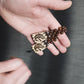 Handmade Wooden Chetki Skilltoy | Slavic Flip Rosary | Pocket Worry Beads for Hand Dexterity "Stay wild. Neigh - sayer"