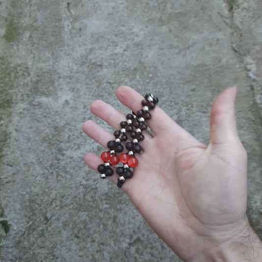 Chetki "Crimson Tree Spirit" flip rosary, anti-stress meditation and finger training (SCU: 241020)