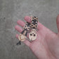 Wooden chetki "Skull & Bones" rosary, anti-stress meditation and finger training, anxiety beads (SCU: 240901)